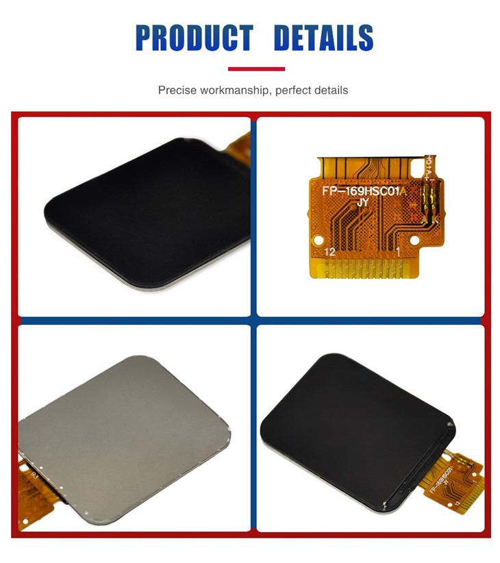 1.69 Inch Rounded Square TFT LCD Display high quality