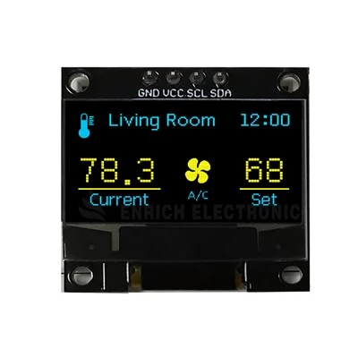 0.96 انچ OLED ڈسپلے ماڈیول I2C انٹرفیس